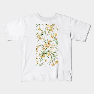 Spring Flower Pattern Kids T-Shirt